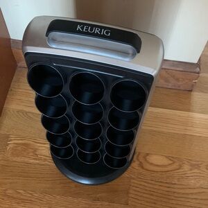 Keurig Black and Silver Coffee Pod Holder